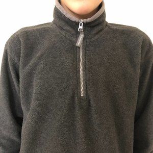 Colorado Grey 1/4 Zip Adult Small Fleece Jacket